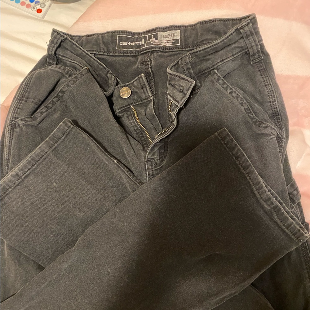 Carhartt Charcoal Straight Leg Pants